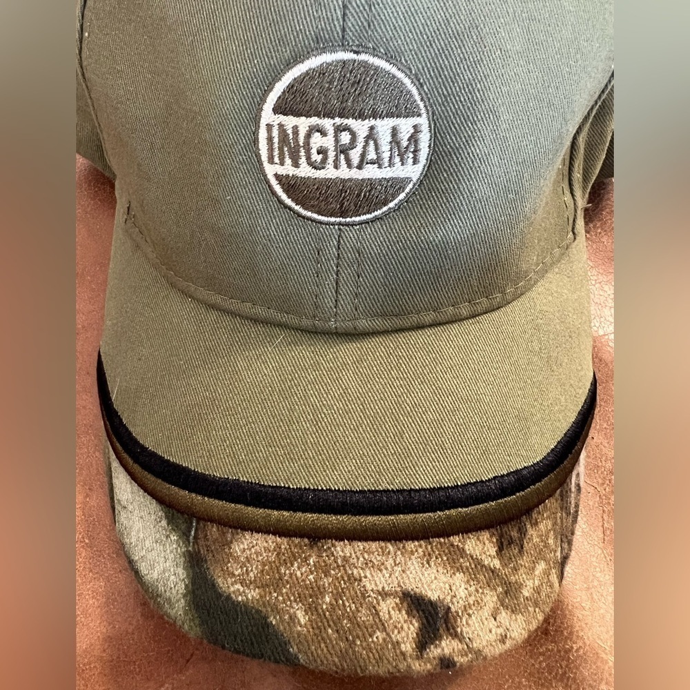 Ingram Realtree Olive Green Camo Trim Cap NWT
